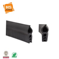 Extruded rubber u-channel foam car door sealing strip