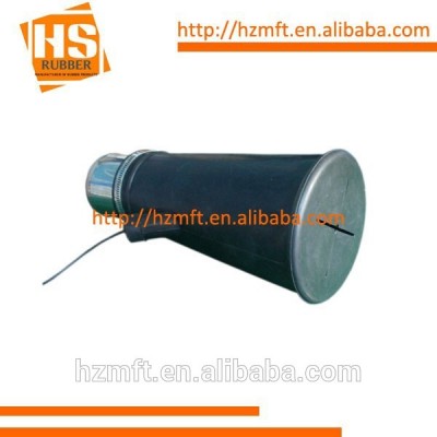 100mm High temperature Vehicle exhaust neoprene extraction rubber Nozzles for car ( made in china )