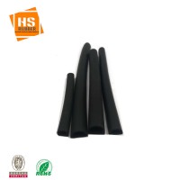 Black adhesive rubber foam hollow d profile seal strip